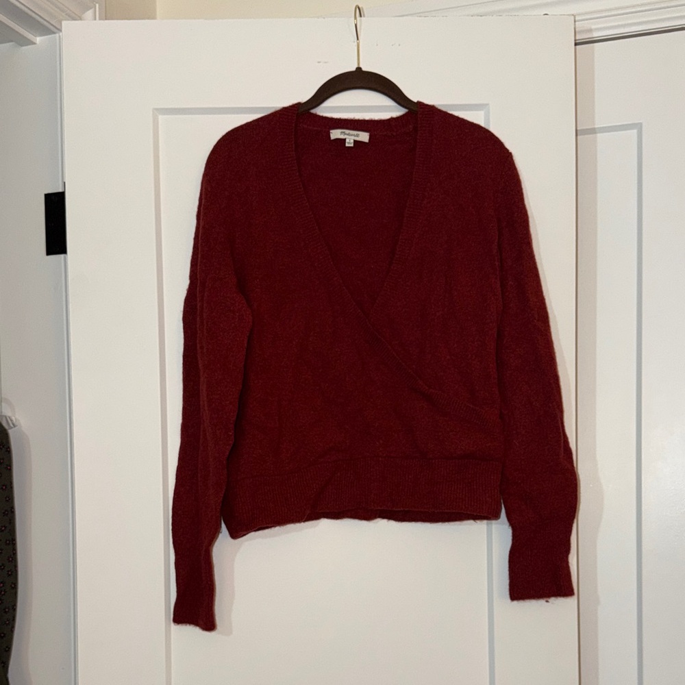 Madewell Women's Burgundy Sweater